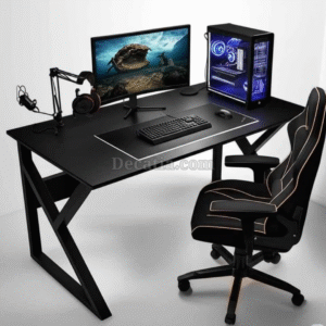 مكتب بتصميم (k) لون أسود/bureau design (k) noir