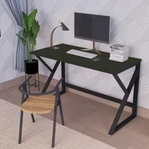 مكتب بتصميم (k) لون أسود/bureau (k) noir
