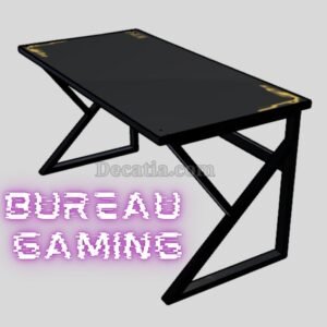 مكتب بتصميم (k) لون أسود  bureau design (k) noir