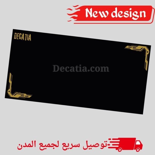 ⁦مكتب بتصميم (k) لون أسود  bureau design (k) noir⁩ - الصورة ⁦4⁩