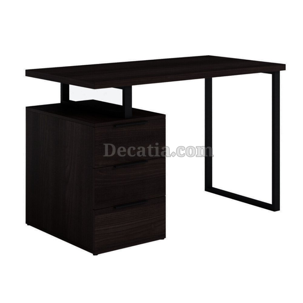 مكتب Moreli أبيض (120×60 سم) مع أدراج – أنيق وعصري لتنظيم مثالي - الصورة 6