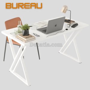 bureau design (X) blanc