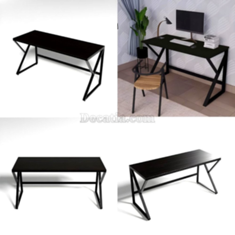 مكتب بتصميم (k) لون أسود . bureau design (k) noir - الصورة 4