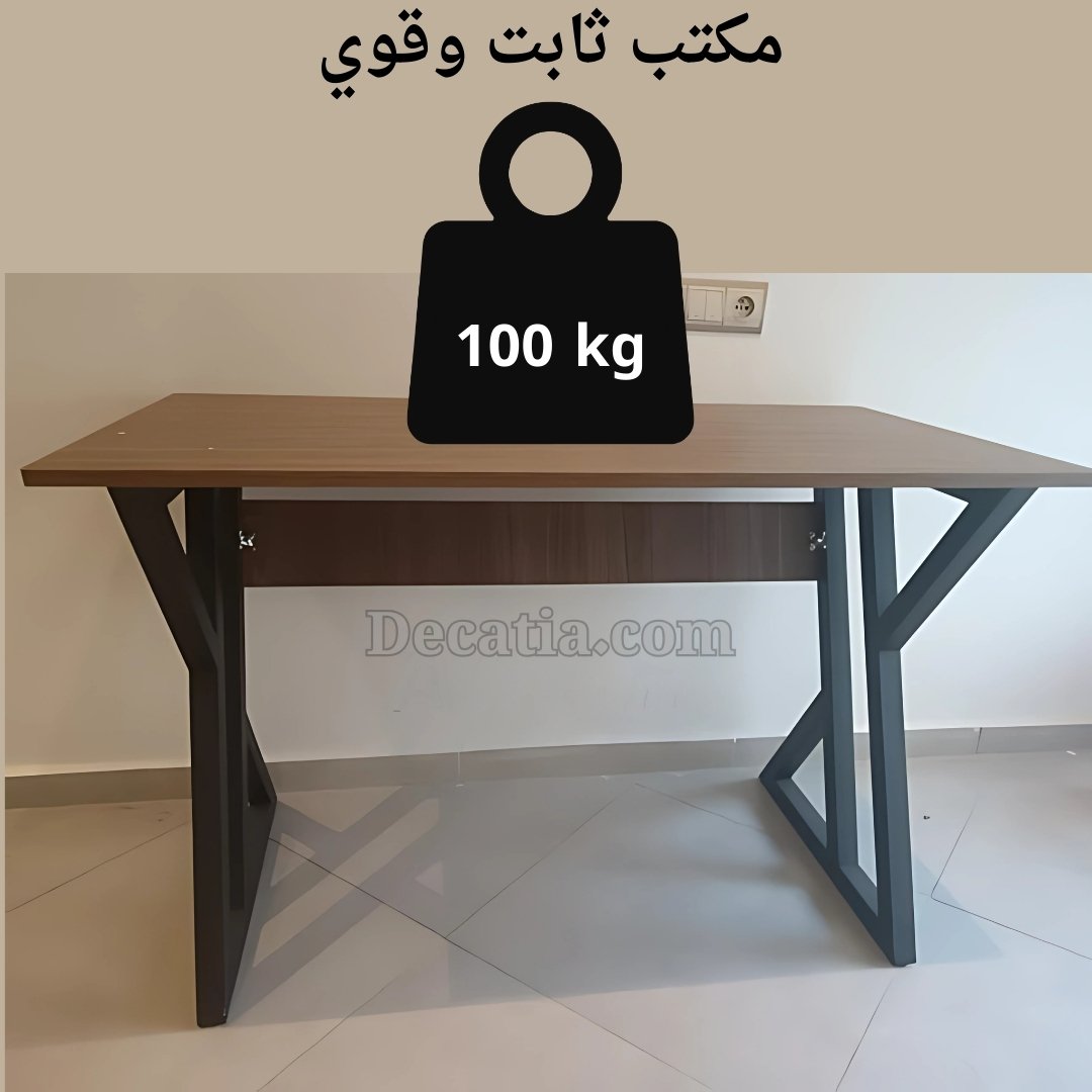 .bureau design (X) marron - الصورة 3