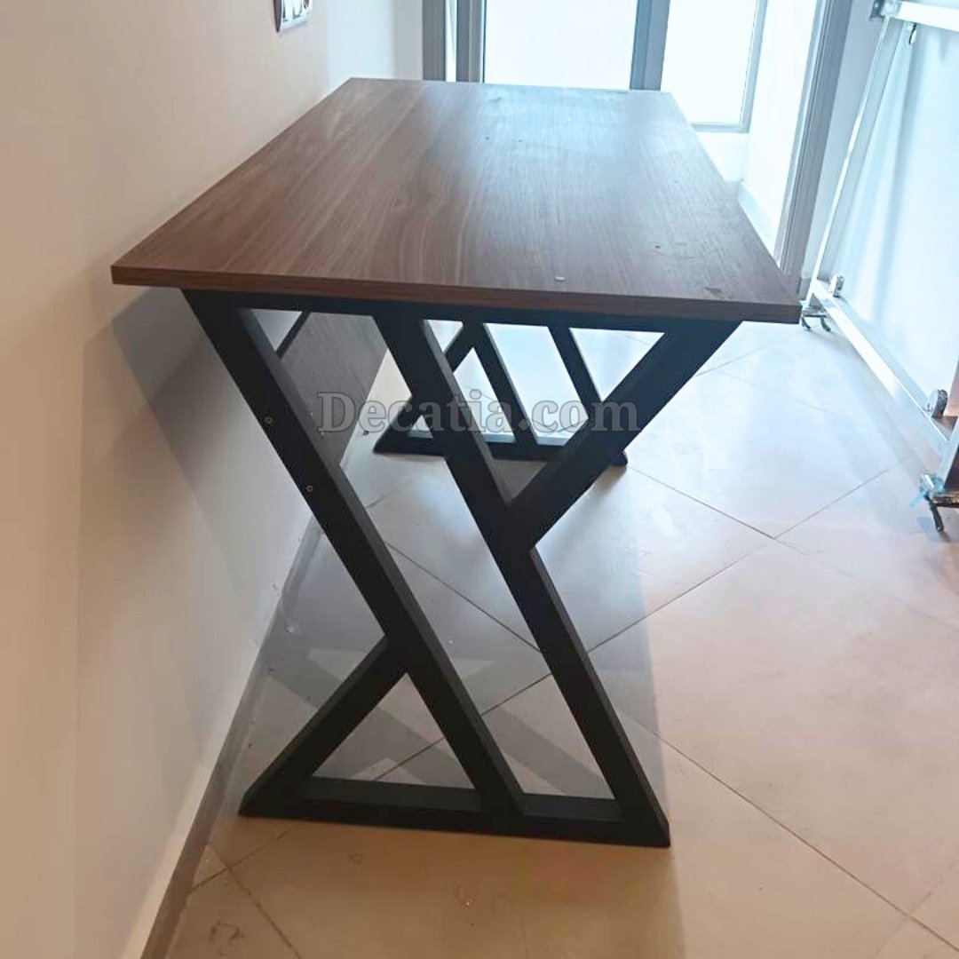 .bureau design (X) marron - الصورة 5