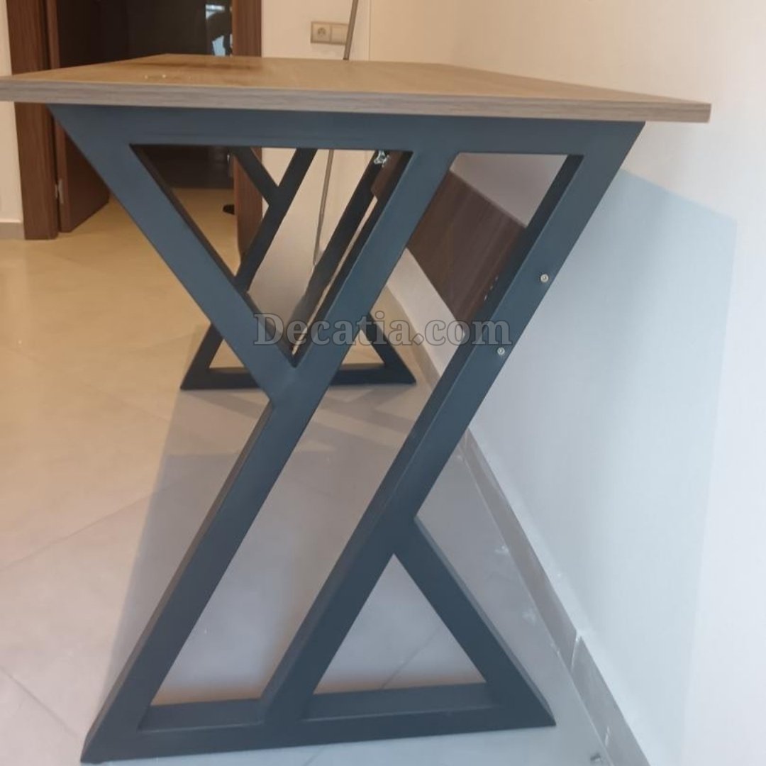 .bureau design (X) marron - الصورة 7