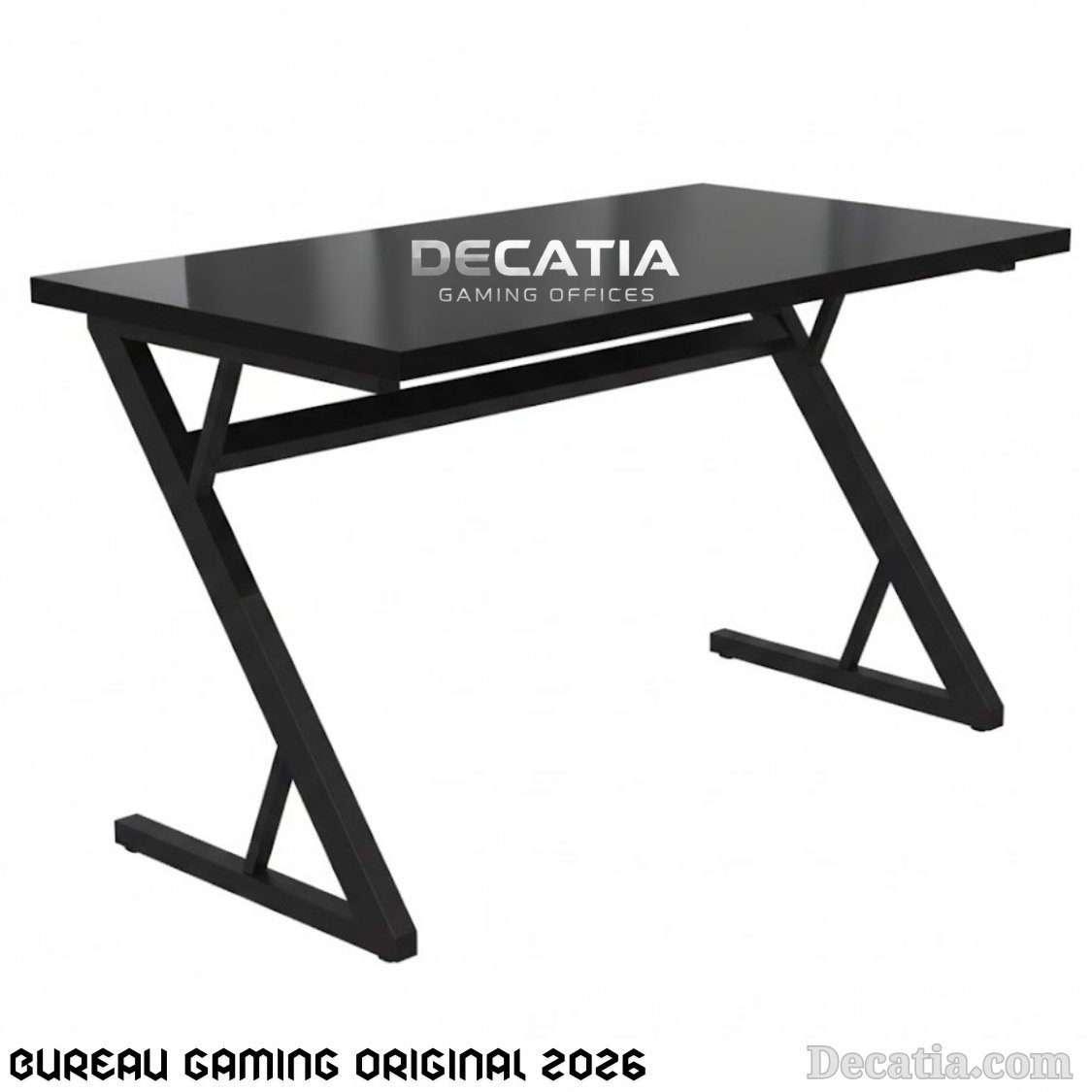 Bureau Gaming Original 2026 مكتب ألعاب ومكتب عمل عصري بتصميم Z فريد