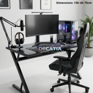 Bureau Gaming Original 2026 – مكتب ألعاب ومكتب عمل عصري (130×65 سم)